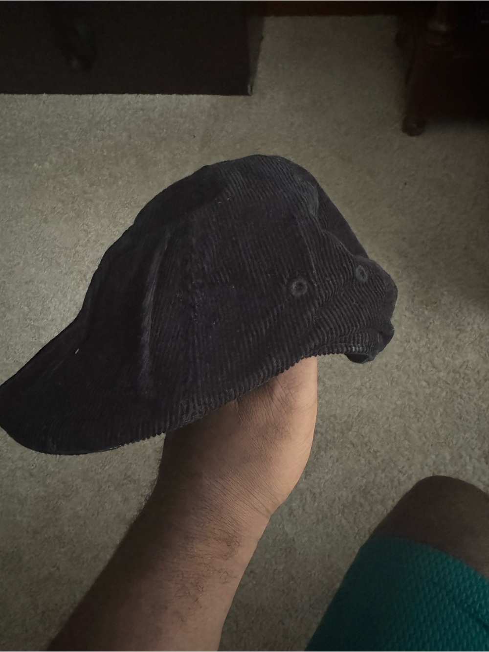 U.S. Polo Assn. Black Flat Cap Ivy Driver Hat 100% Cotton Polo Logo